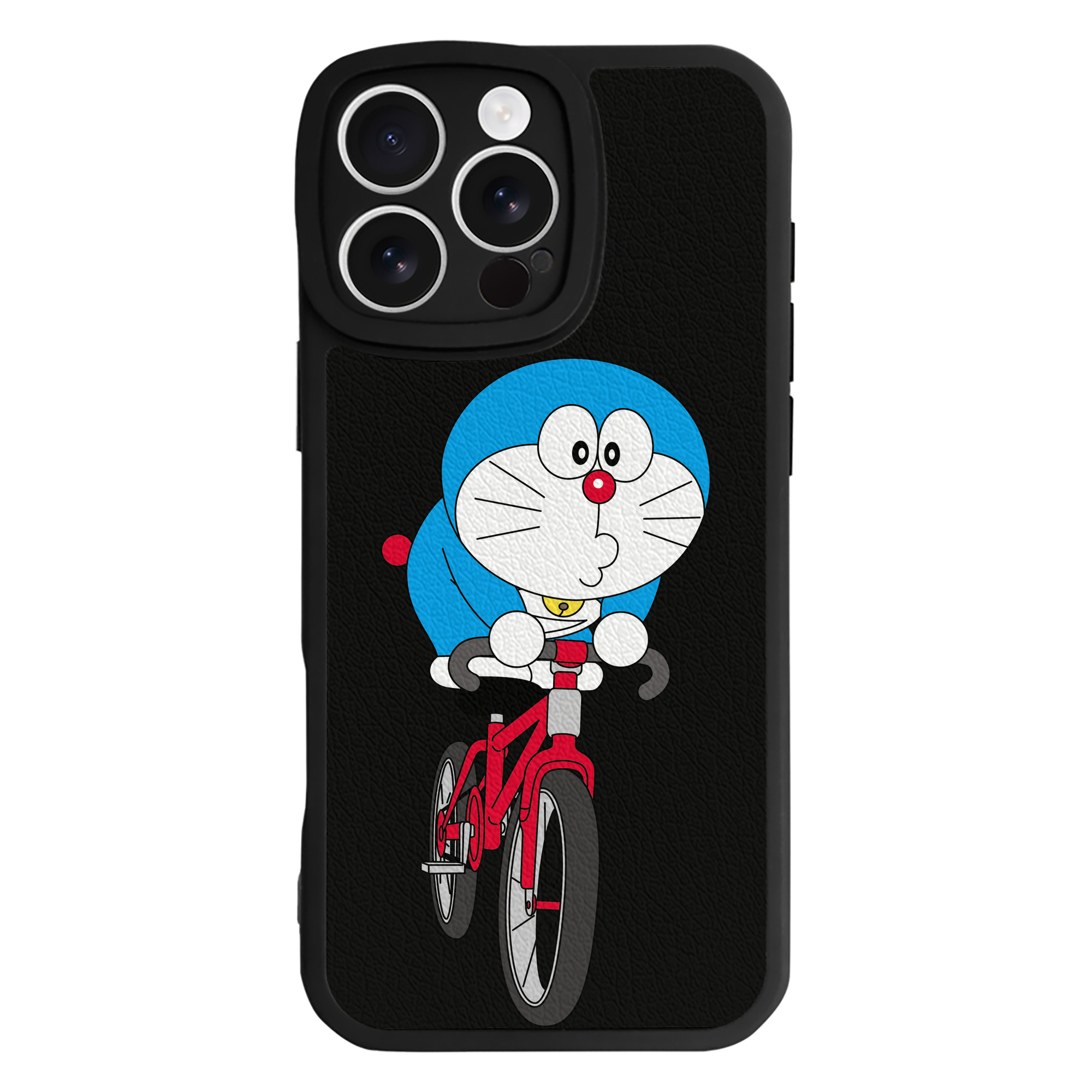 （画像用） ドラえもん Doraemon 【iPhone 16シリーズ対応】シリコンスマホケース（レザー調） 材質：シリコン